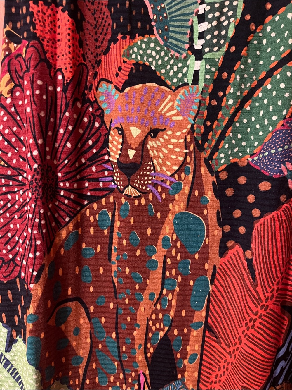 Farm Rio GG X-Large Colorful Tropical Print Maxi Dress - Picture 5 of 9